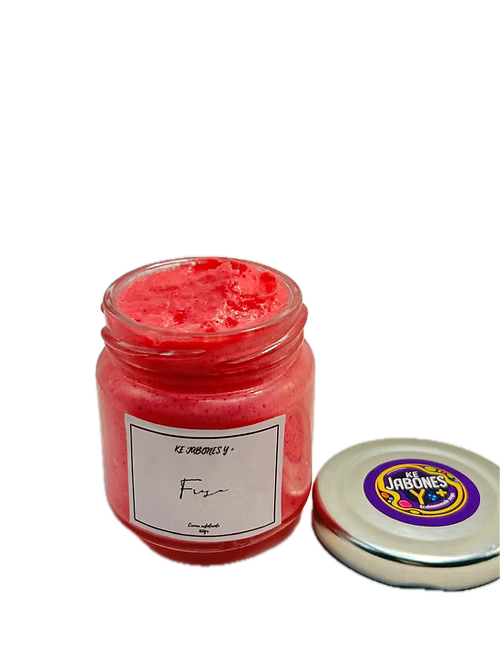 Crema Exfoliante de Fresa