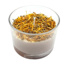 Vela de Manzanilla y Calendula